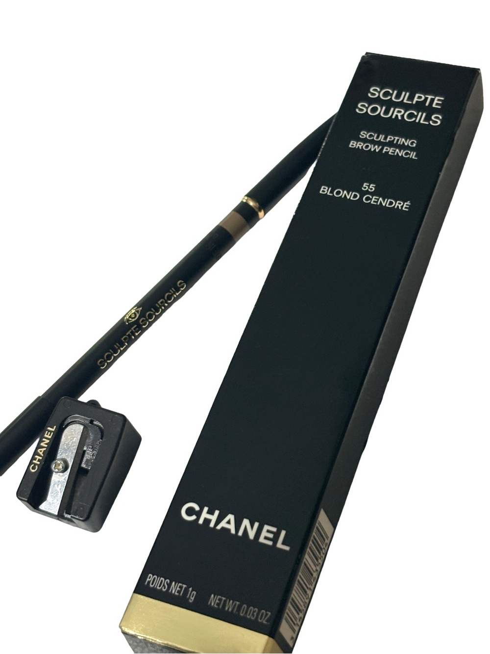 CHANEL Crayon Sourcils Sculpting Eyebrow Pencil Blond W/ SHARPENER New in Box